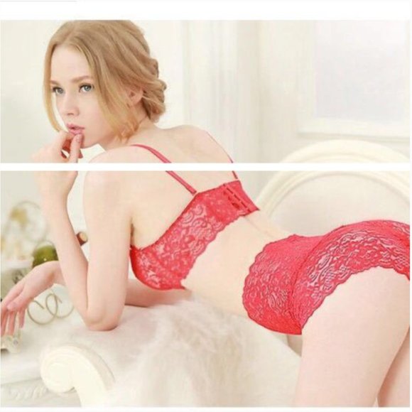 NEW High Waist Slender Lace Brief Panties - Picture 4 of 15